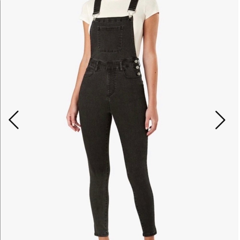 WeWoreWhat Second Skin Overalls High Rise Skinny S